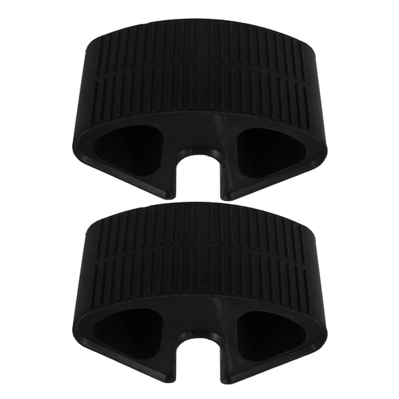 Alasum 2Pcs Replacement Step Pad for Loft Bed Ladder Black Plastic Non Skid Cushions Dorm Use