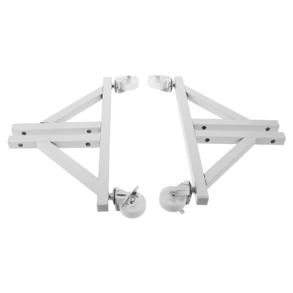 Alasum 2Pcs Rolling Pegboard Floor Rack with Swivel Wheels for Garage and Office Use