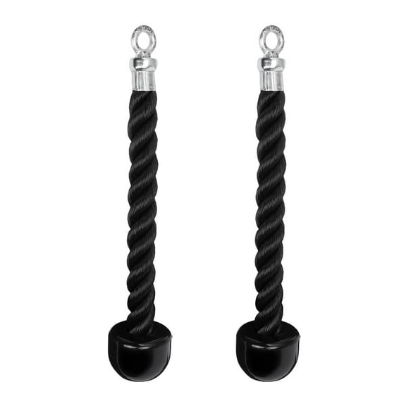 Alasum 2Pcs Single Grip Triceps Rope for Strength Training with Durable Metal Screw