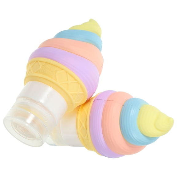 Alasum 2Pcs Easy Squeeze Condiment Bottles with Airtight Lid for Home Sauce Storage