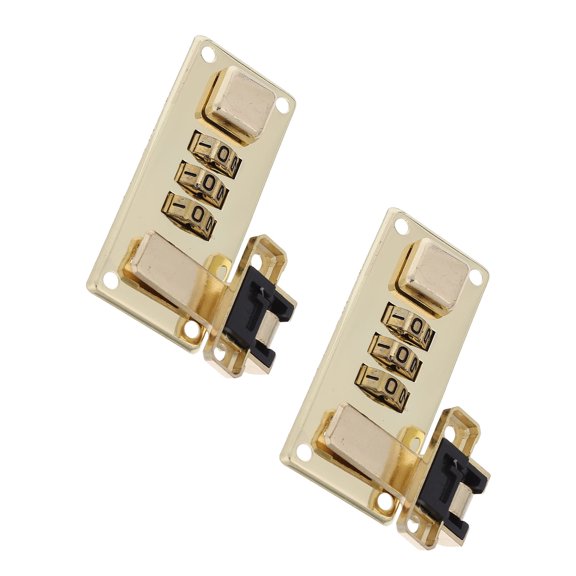 Alasum 2Pcs Suitcase Latch Lock with Resettable Password Lock Compatible for Hard Case Luggage