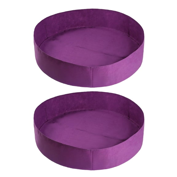 Alasum 2Pcs Thickened Growing Pouch Fabric Planters for Home Garden with Portable and Reusable Material