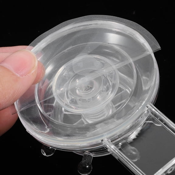 Alasum Transparent Pc Suction Hooks Strong Traceless for Bathroom Kitchen Accessories 2Pcs