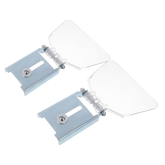 Alasum 2-Pack Clear Protective Safety Shield for Bench Industrial Use, Transparent Guard Screen