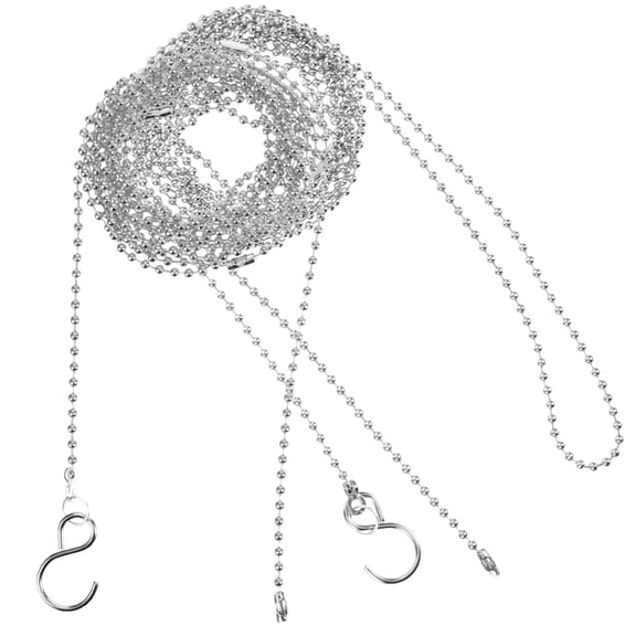 Alasum 2-Pack Volleyball Net Height Gauge, Plated Metal Chain, Accurate Measurement Tool for Volleyball Nets