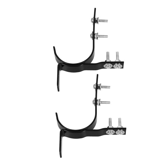 Alasum 2Set Black Metal Mailbox Latch and Handle Kit Easy Install for Post Box Replacement