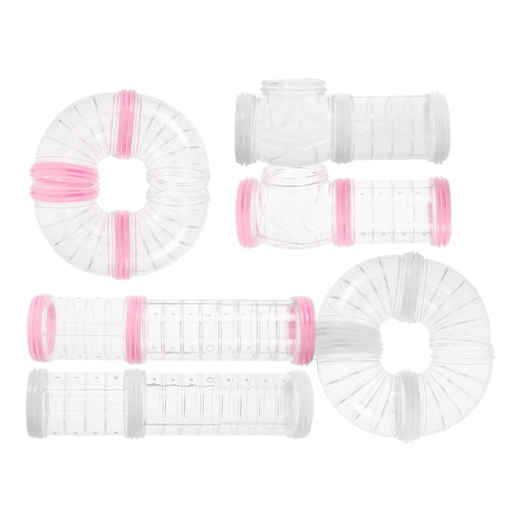 Alasum 2Sets External Plastic Hamster Tube DIY Tunnel Kit for Small Animal Cages