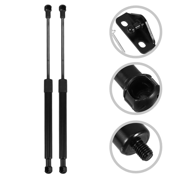 Alasum 2-Pack Heavy Duty Gas Strut Hydraulic Rods for Door, Trunk, and Engine Hood Support Replacement