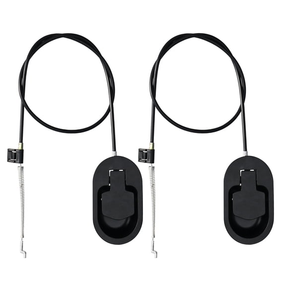 Alasum 2pcs Recliner Lever Black Aluminum Alloy Release Handles for Home Furniture