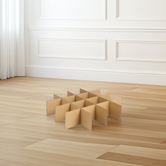 LITINKIMI Beige Cardboard Box Dividers for Moving Glassware Secure and Organized 30Pcs