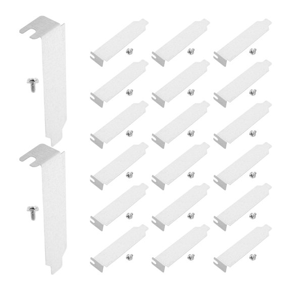 Alasum 30Pcs Metal GPU Pcie Slot Cover Plates with Dustproof Protection for Pc Case