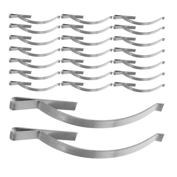 Alasum 30Pcs Stainless Steel Window Screen Frame Clips Spring Tension Flat Clips for Glass Screens