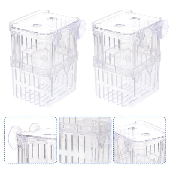 Alasum 3Pcs Aquarium Fish Breeding Case with Stable Performance and Juvenile Fish Protection