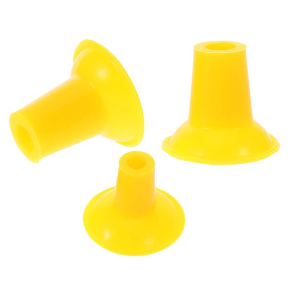 Alasum 3Pcs Efficient Pneumatic Valve Grinding Tool Kit Yellow Suction Plates for Auto Engine Surface Repair