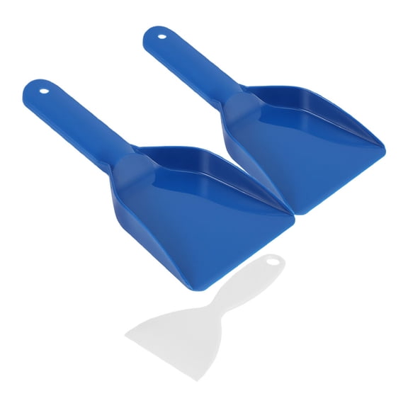 Alasum 3Pcs Multifunctional Ice Scraper Set for Car Windshield and Freezer Defrosting