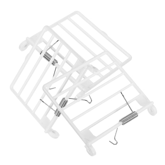 Alasum 3Pcs White Hanging Bird Cage Door with Horizontal Wire for Secure Cage Fit