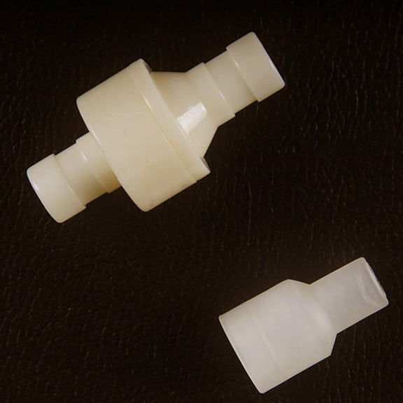 Alasum 3Pcs White Plastic Check Valve for Water Dispenser with Tool Free Install and Leak Proof Connection