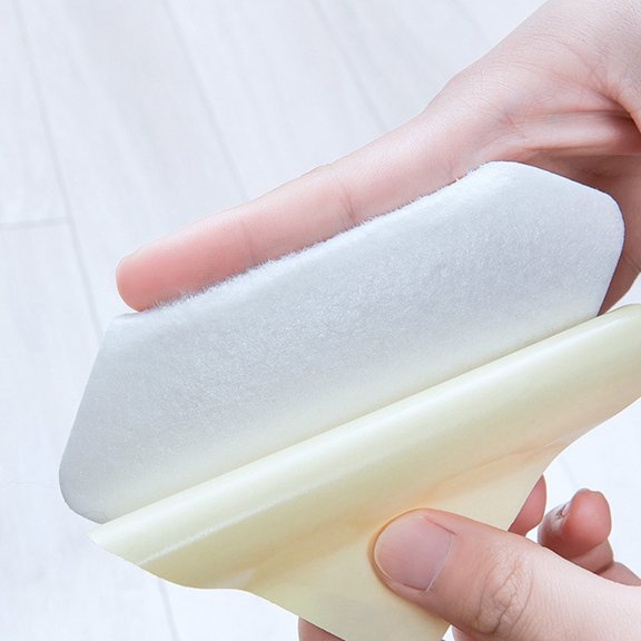 Alasum 4Pcs Anti Skid White Carpet Sticker Nonwoven Fabric Washable Reusable Patch