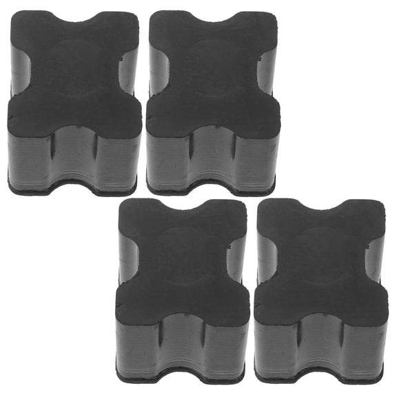 Alasum 4Pcs Automotive Coil Spring Spacer Black Car Accessories for Improved Shock Buffer