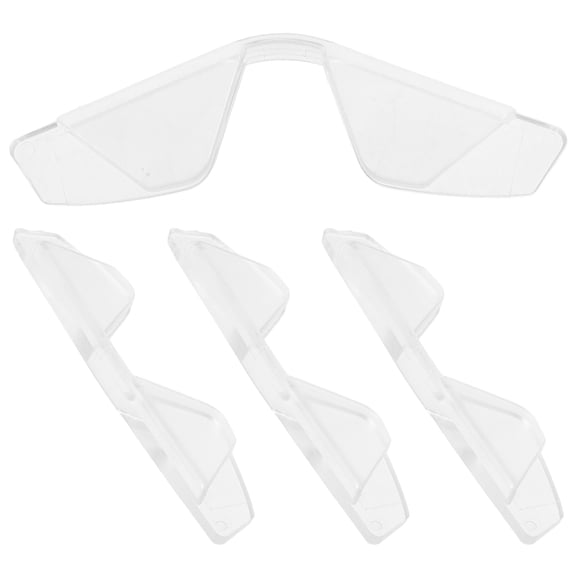 Alasum 4Pcs Car Bumper Guard Strip Transparent Silicone Protector for Vehicle Owners Anti-collision Protection