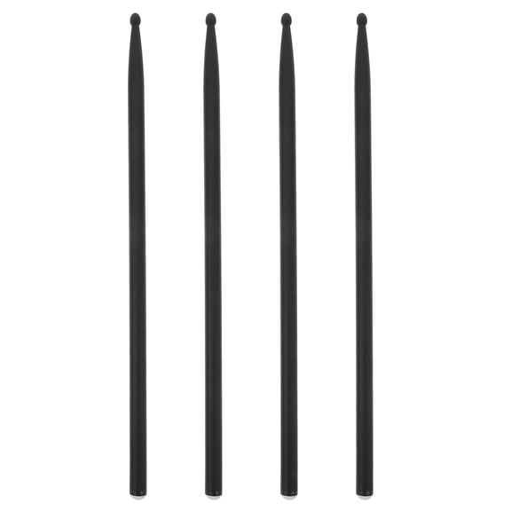Alasum 4Pcs Carbon Fiber Drum Sticks Black Lightweight Durable Portable for Home Use
