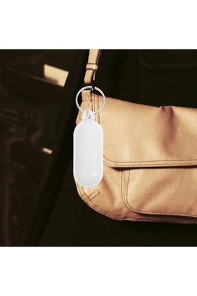 4-Pack Floating Keychains for Water Sports, ABS Material with Smooth , White Color