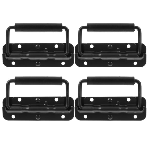 Alasum 4Pcs Heavy Duty Metal Spring Loaded Case Handles with Ergonomic Grip for Cabinets