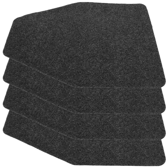 Alasum 4Pcs Reusable Urinal Splash Mat with Antislip Technology for Office and Stadium Bathrooms
