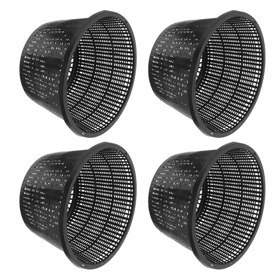 Alasum 4Pcs Waterproof Black Mesh Plant Containers for Hydroponic and Soil Planting