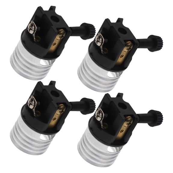 Alasum Light Socket Replacement Plastic Assorted Color for Home 4Pcs