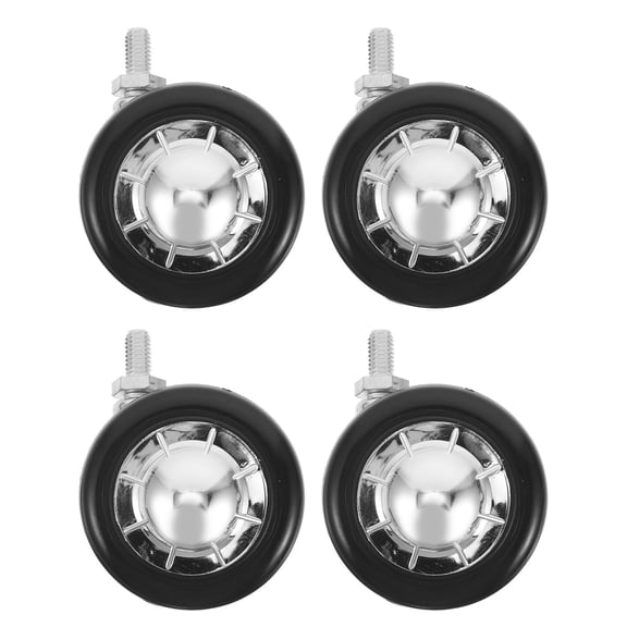 Alasum 4pcs M8 Threaded Stem Mount Furniture Casters for Office Chair Wheels