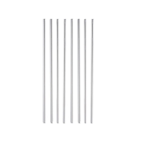 Alasum 5 Pcs Travel Reusable Straw Stainless Steel Pipettes for Patio BBQ