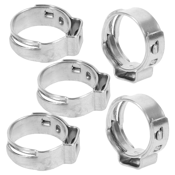 Alasum 50Pcs Durable Stainless Steel Pex Crimp Rings for Fast and Secure Tube Connections