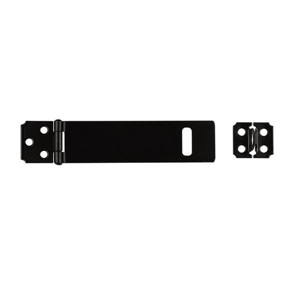 Alasum 5Pcs Black Hasp and Staple Lock for Door Security with Concealed Screw Installation