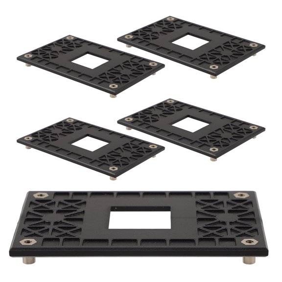 Alasum 5Pcs CPU Cooler Retention Backplate Plastic Mount Compatible with Am4 Socket
