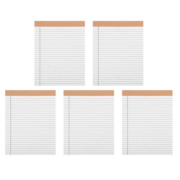 Alasum 5Pcs Desk Pad Paper Notepads with Smooth Writing Surface for Home Office and Business