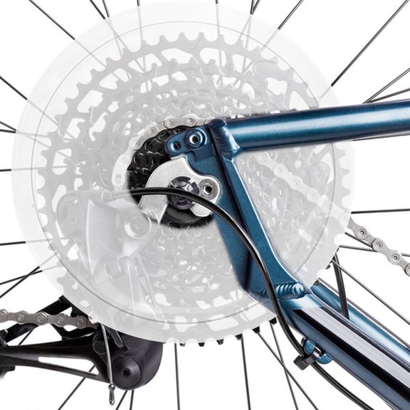 Alasum 5Pcs Durable Clear Bike Chain Protector Lightweight Plastic Flywheels Guard for Road Bikes