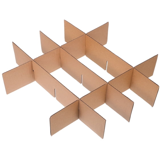 Alasum 5Pcs Khaki Packing Box Dividers for Moving and Shipping Glassware with Reliable Protection