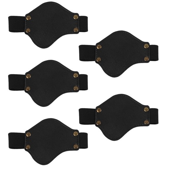 Alasum 5Pcs Motorcycle Boot Shift Pad Black Lightweight Gear Shift Protector with Easy Installation