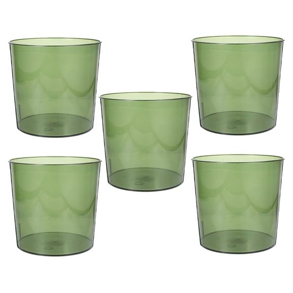 Alasum 5Pcs Table Flower Holder Buckets in Olive Green for Floral Display and Storage