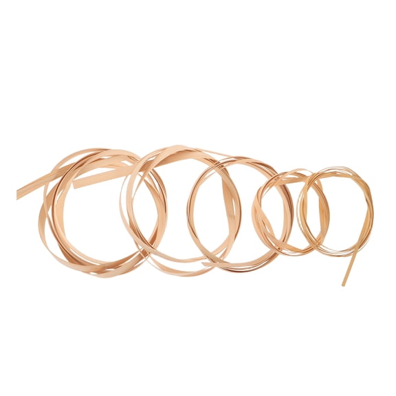 Alasum 5Pcs Flat Cane Webbing ps for DIY Basket Rim Binding and Wreath Making