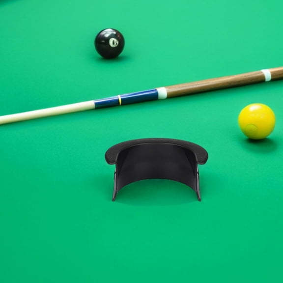 Alasum 6Pcs Black Pool Table Pocket Rail Liners Set Durable Accessories for Billiards Easy Installation