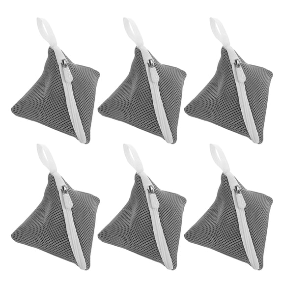 Alasum 6Pcs Dark Grey Mesh Washing Bags for Laundry Protect Garments and Prevent Damage