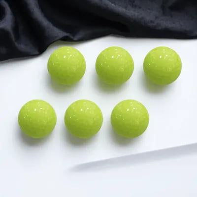 Alasum 6Pcs Green Glow Golfs Ball for Night Use with Synthetic Durable Material