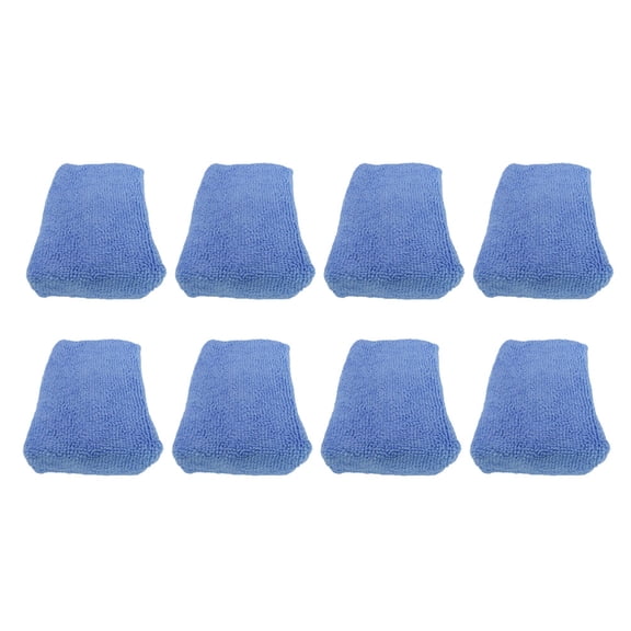 Alasum 8Pcs Car Cloths Blue Perfect For Polishing And Cleaning Tasks