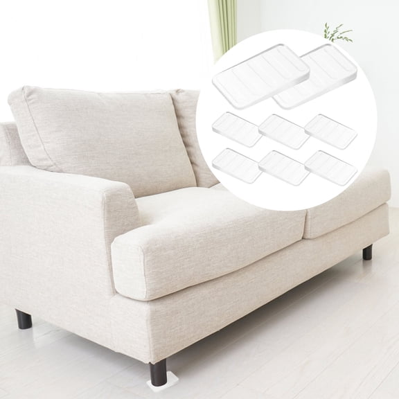 Alasum 8Pcs Durable Transparent Plastic Wedges for Leveling Shims and Furniture Stabilizers