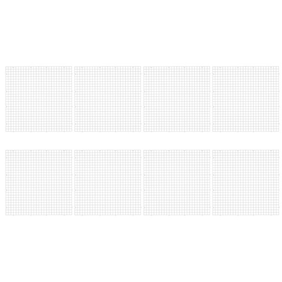 Alasum 8Pcs Fish Tank Bottom Filter Grid Plastic Aquarium Divider for Water Circulation