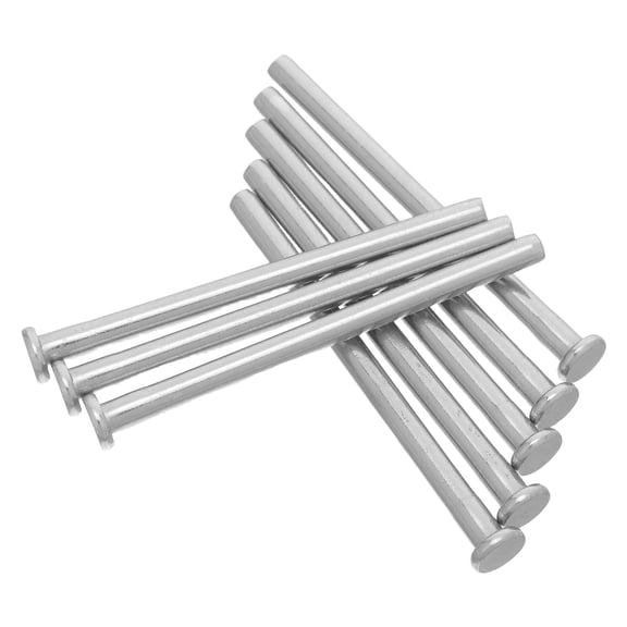 Alasum 8Pcs Heavy Duty Door Hinge Pins Plated Silver Metal for Smooth Silent Operation and Enhanced Door Stability