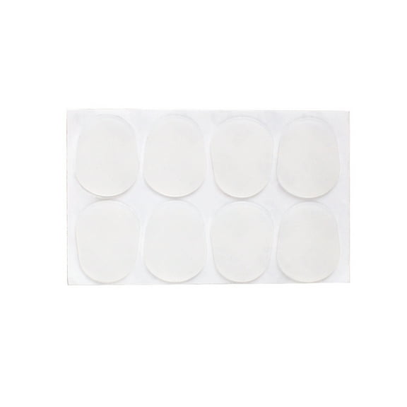 Alasum 8Pcs Sax Key Repair Pad Silicone White for Musicians Playing Comfort