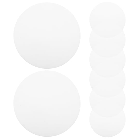 Alasum 8Pcs Ceiling Light Diffuser Cover Round Lamp Shade Diffuser Sheet for Even Indoor Lighting